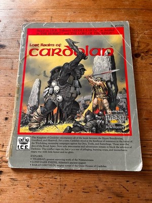 ICE Merp Lost Realm of Cardolan 1st ed #3700 extensive markings within very used
