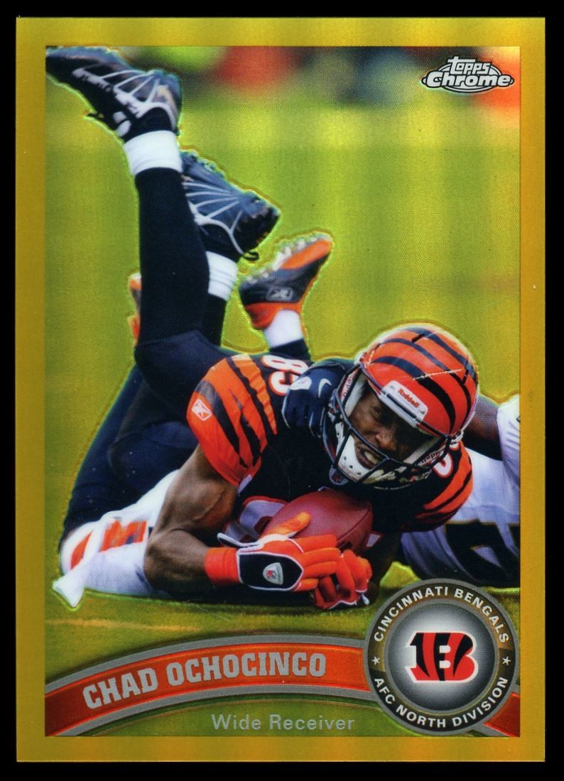 2011 Topps Chrome Gold Refractor #57 Chad Ochocinco /50