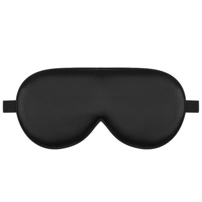 Mulberry Silk Sleep Mask, Cool and Smooth Original Black