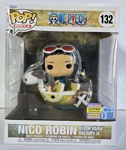 Funko Pop! One Piece,  Nico Robin With Mini Merry 2 #132,  Limited Edition, New