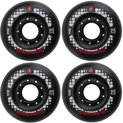 ROLLERBLADE Inliner Inlineskates Rolle APEX 4er Pack Rollenset 2026 black Wheel 