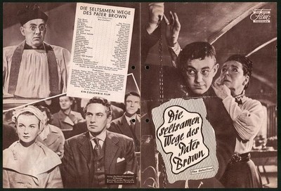 Filmprogramm DNF, Die seltsamen Wege des Pater Brown, Alec Guinness, Joan Green 