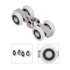 Shower Door Sliding Wheel Suspension Outer Pulley Roller Replacement Part Tool^
