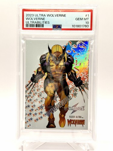 Fleer 2023 Ultra Wolverine Marvel Wolverine Ultrabilities #1 PSA 10 101801760