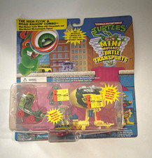 Playmates TMNT Mini Mutants Turtle Transports Blimp w Michelangelo Figure