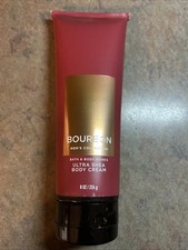 Bath Body Works Bourbon Men's Ultra Shea Body Cream Lotion 8 Oz