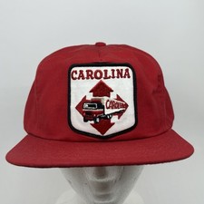 Vintage 1980s Carolina Trucking COE Transtar Patch Snapback Trucker Hat Cap USA