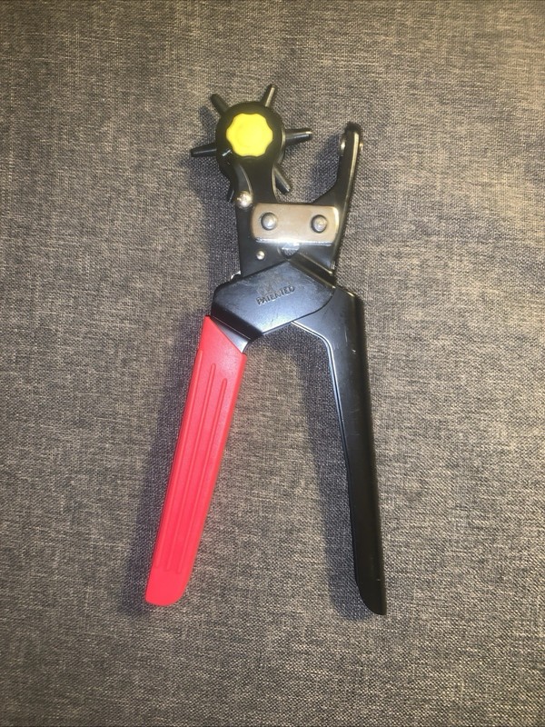 Leather Belt Hole Punch Pliers Brand New Six Different Hole Sizes