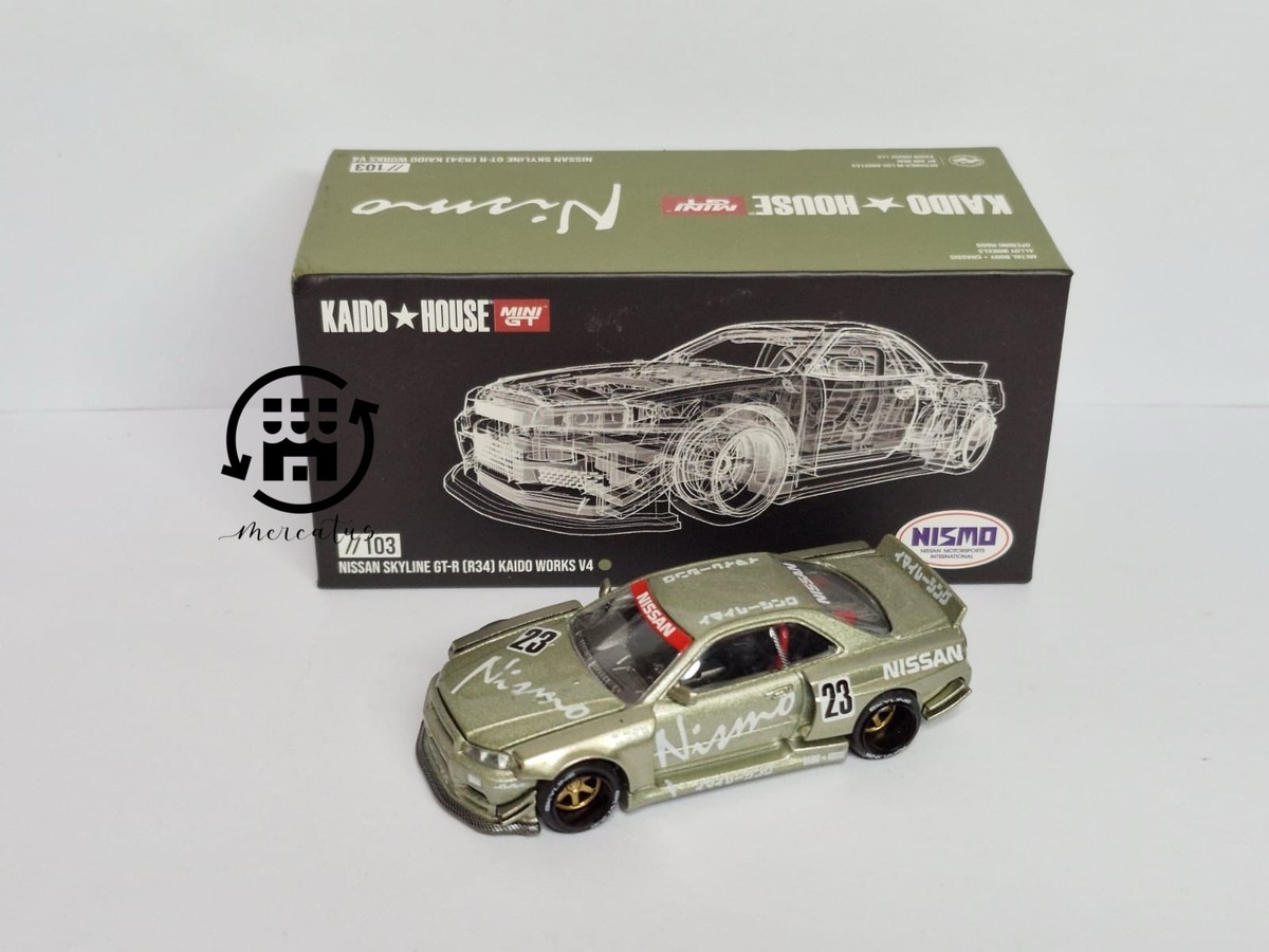 Kaido House Nissan Skyline GT-R R34 Nismo Jade V4 103 UNSEALED | eBay