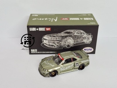 KAIDO★HOUSE R34 スカイライン NISMO カスタム Kaido House Nissan Skyline GT-R R34 Nismo Jade V4 103 UNSEALED | eBay