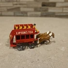 Matchbox Lesney No.12 Lipton's Tea London Horse Drawn Red Bus Double Decker EUC