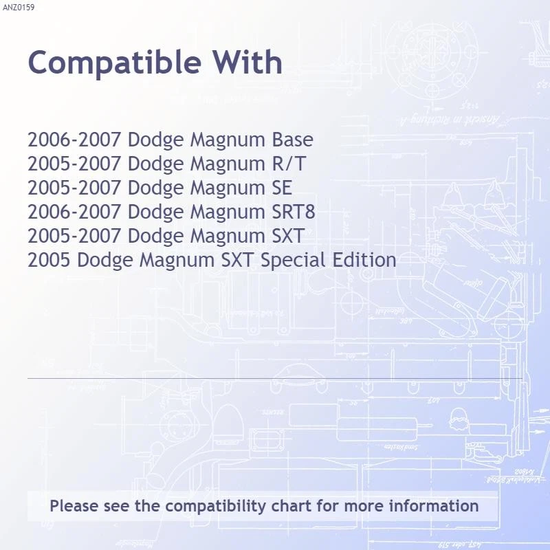 Juego de faros de cristal de lente transparente negro para Dodge Magnum 2005-2007 Foto 3 de 3