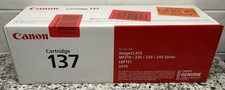 Genuine Canon 137 Black Laser Printer Toner Cartridge - NEW Sealed Fast Shipping