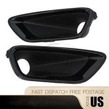 1Pair Front Fog Light Cover Bezel For Jeep Grand Cherokee 2017-2021 Left & Right