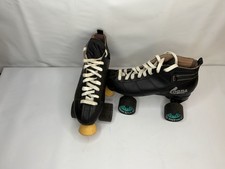 Cobra Men's Black Roller Derby Skates with Cobra Speed Wheels - Size 7 L