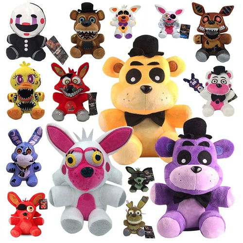 18cm Kawaii New FNAF Anime Plush Toy Cartoon Freddy Fazbear Plush Doll Bear