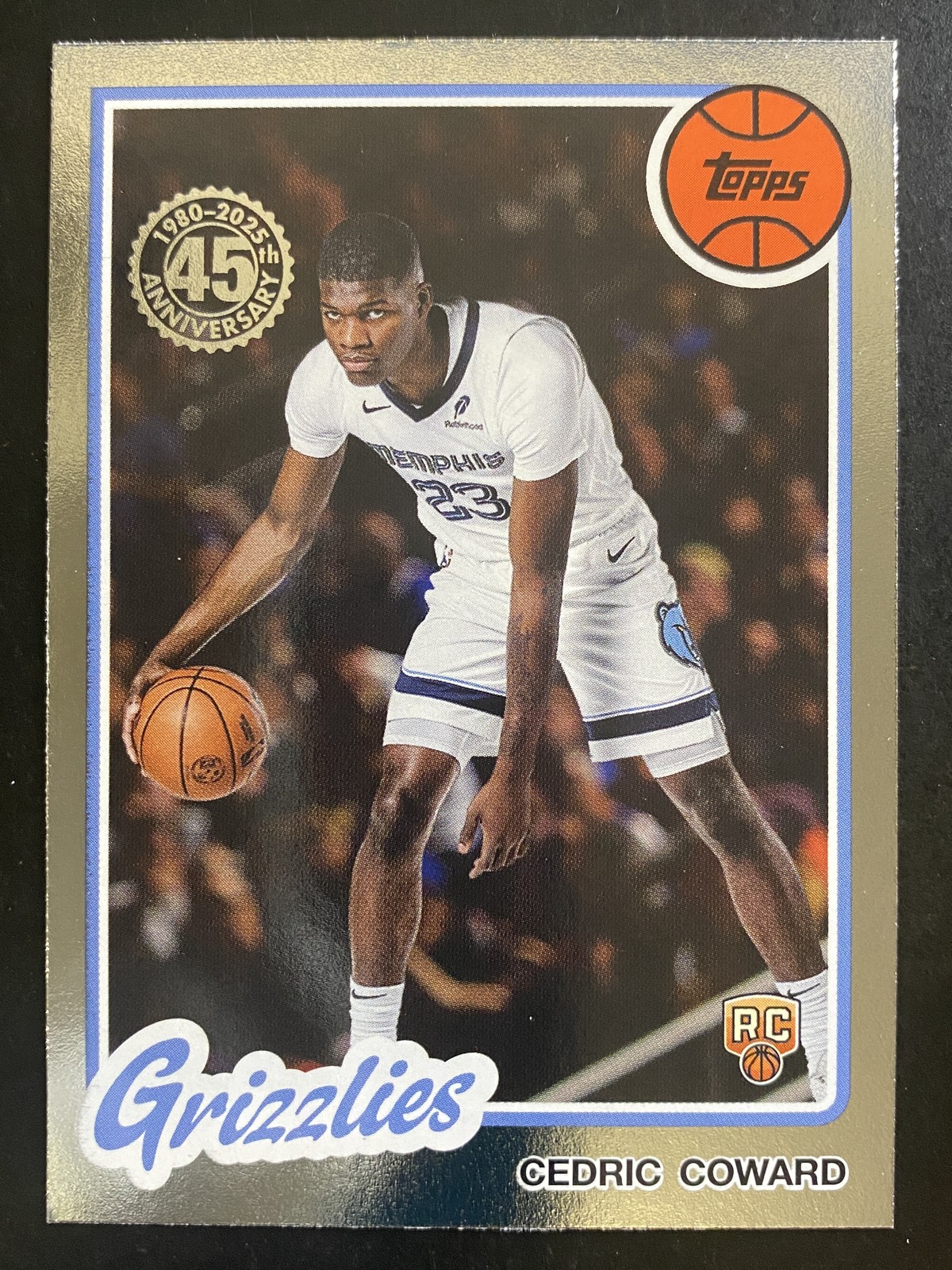 Cedric Coward 2025-26 Topps 1980-81 45th Anniversary Memphis Grizzlies #80BK-58