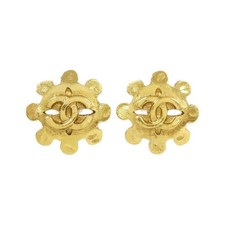 Chanel Vintage Earrings Women Gold One Size 624769