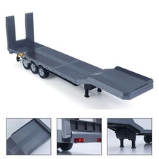 Deutsche Lager 1:18 73.5CM Semi-Anhänger Flachbett 1502 für RC Traktor Batterie