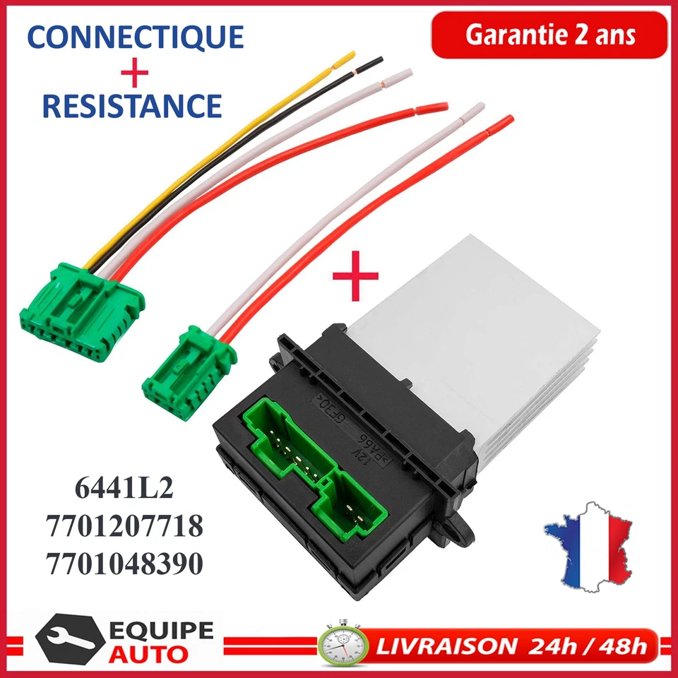 Résistance de chauffage pour Peugeot 1007 207 406 607 - 6441P3 - Photo 2/4