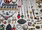 Huge Antique/vintage Jewelry Lot Rare Art Deco Victorian Czech Gold Filled 51 Pc