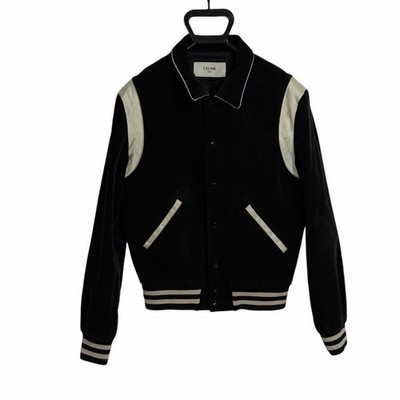 CELINE Corduroy Teddy Jacket Black Men's Size S (44) Model 2V191000G
