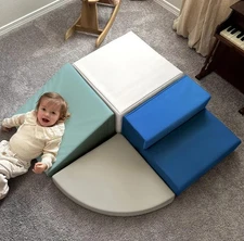 Large 4 Pieces Climbing Toys for Toddlers 1-3,Non-toxic & Eco-friendly Toddle...