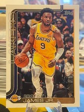 2025-26 Topps Flagship Basketball Bronny James Jr.-#152. Los Angeles Lakers