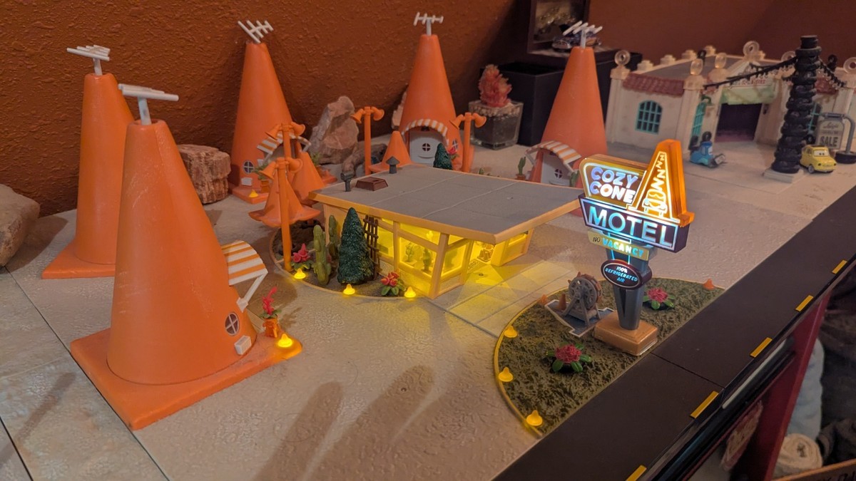 Disney Pixar Cars Precision Series Sally's Cozy Cone Motel | eBay