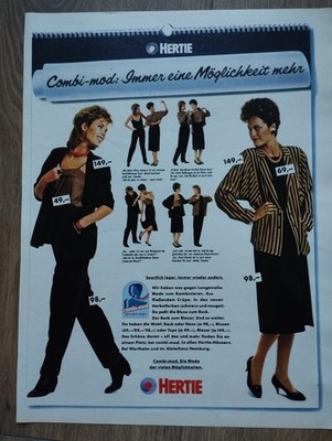 Original Advertising Advertising 1983 Hertie Combi-Mod: always one more possibility