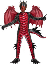 Halloween Kid Dragon Costume, Boys Dragon Wings, Tail and Mask Set for Halloween