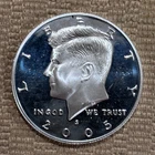 2005 S Proof Silver Kennedy Half Dollar