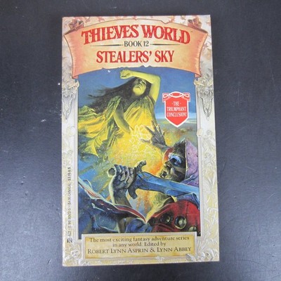 Thieves' World Book 12 Stealers' Sky Asprin Abbey 1989 Fantasy Anthology Ace PB