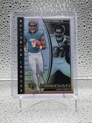 2024 Panini Obsidian Brian Thomas Jr. Jimmy Smith Eclipsing Legends Silver /99