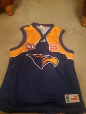 west coast eagles shirt large