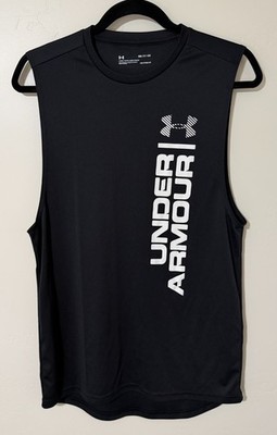Under Armour Tech Graphic Men's Sleeveless Muscle Tank Top - Size Small