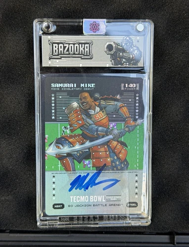 Bo Jackson Battle Arena Tecmo Bowl Samurai Mike (Mike Singletary) Steel Auto