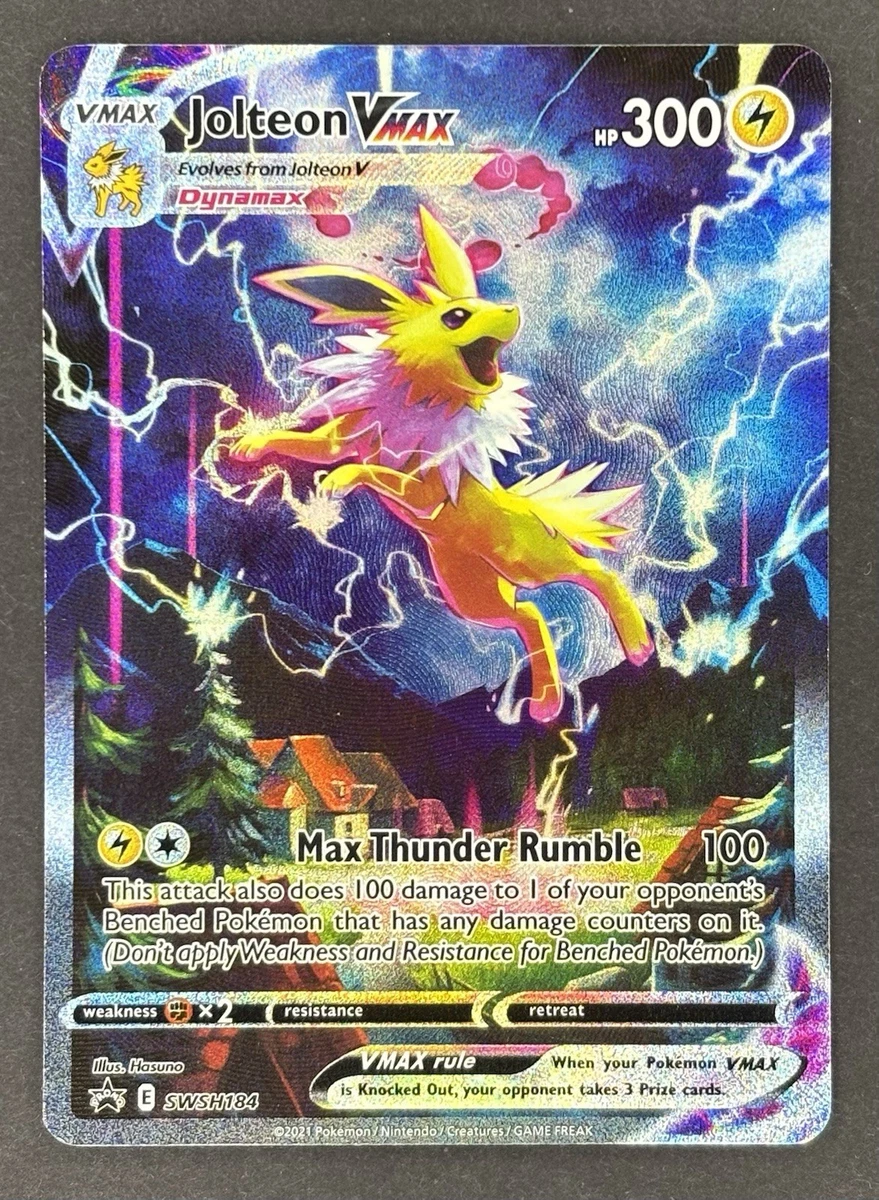 Jolteon VMAX SWSH184 SWSH: Sword & Shield Promo Cards for sale | eBay