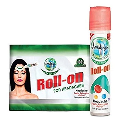 Amrutanjan Headache Roll On 10ml Herbal Faster Relief Stress Relief Aromatherapy