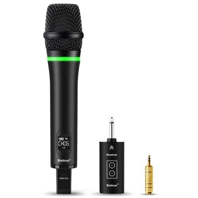 Drahtloses Mikrofon UHF 168FT Reichweite 15 Kanäle - für Karaoke/PA-System