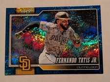 2026 Topps Series 1 #333 Fernando Tatis Jr Blue Holo Foil /150 SSP - Padres