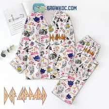 Def Leppard In The Name Of Love Pajamas Set