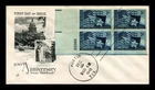 Dr Jim Stamps 3C Texas Statehood Centennial Plate Block First Day Artcraft