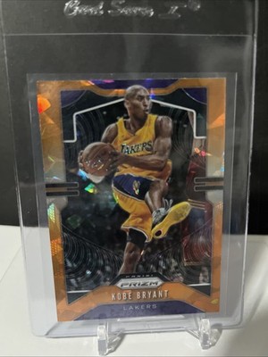 2019-20 Panini Prizm #8 Kobe Bryant Prizm Orange Ice Beautiful Card
