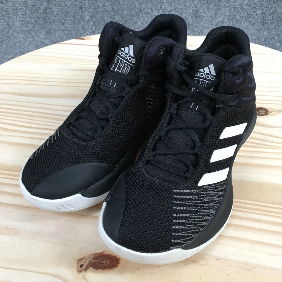 Adidas Zapatos Juveniles 3.5 Pro Spark 2018 Tenis Negro Malla Alta Con Cordones AH2644 Foto 3 de 4