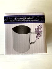 Service Ideas Milk Frothing Espresso Steaming Pitcher 18/8 Stainless Steel 20oz