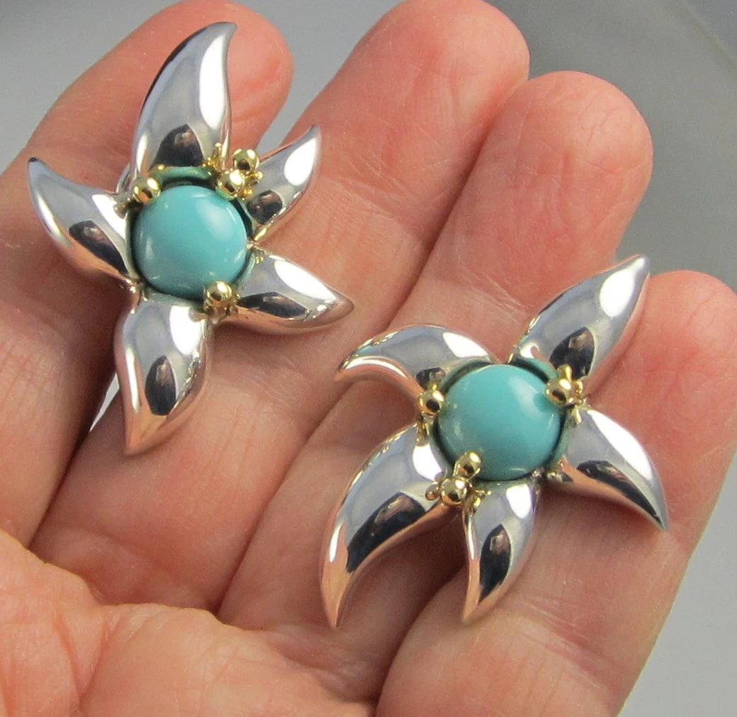 Tiffany turquoise hotsell earrings