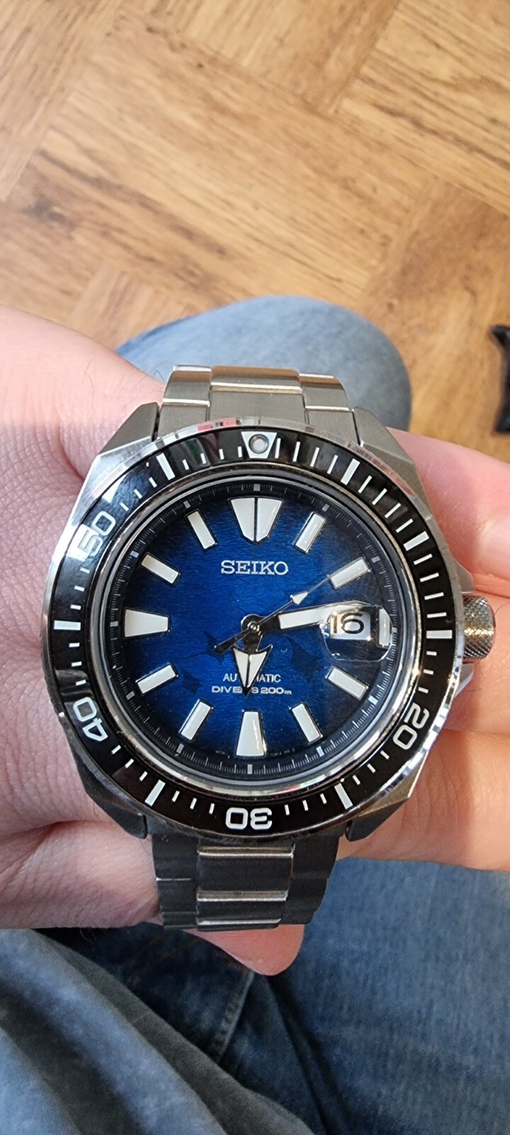 For sale - this Seiko prospex samurai Divers Save The Ocean Manta Ray  SRPE33K