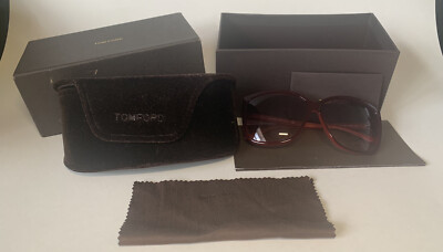 TOM FORD TF 228 08B LYDIA Red AUTHENTIC SUNGLASSES 61-12 135  display picture 3