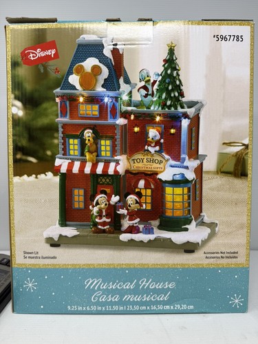 Disney Christmas Musical Toy Shop House New In Box! Ships Asap! - Picture 4 of 5